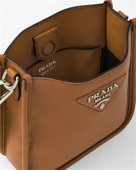 prada leather mini shoulder bag.